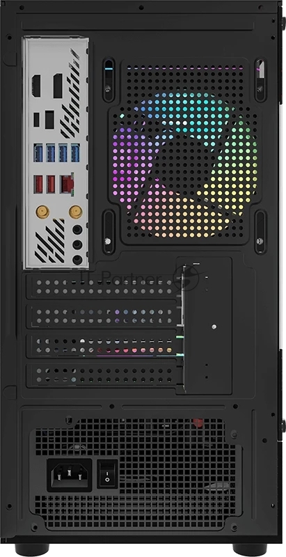 Корпус MiniTower AeroCool / Formula Crystal Z1CM PLUS AR black (mATX, без БП, USB Type-A+USB Type-C) (Crystal Z1CM Plus Black AR)