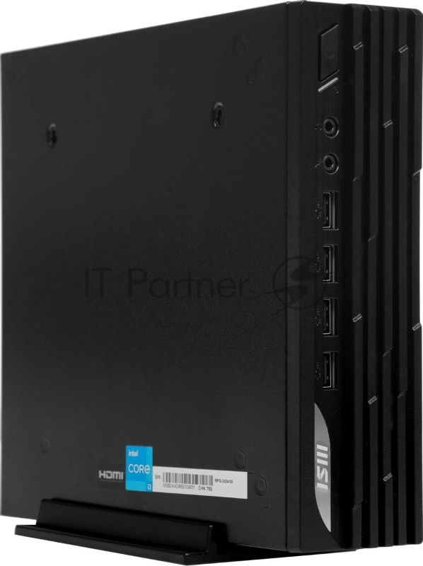Неттоп MSI Pro DP21 12M-439XRU i3 12100 (3.3) 8Gb SSD512Gb UHDG 730 без ОС GbitEth WiFi BT 120W черный (9S6-B0A421-826)