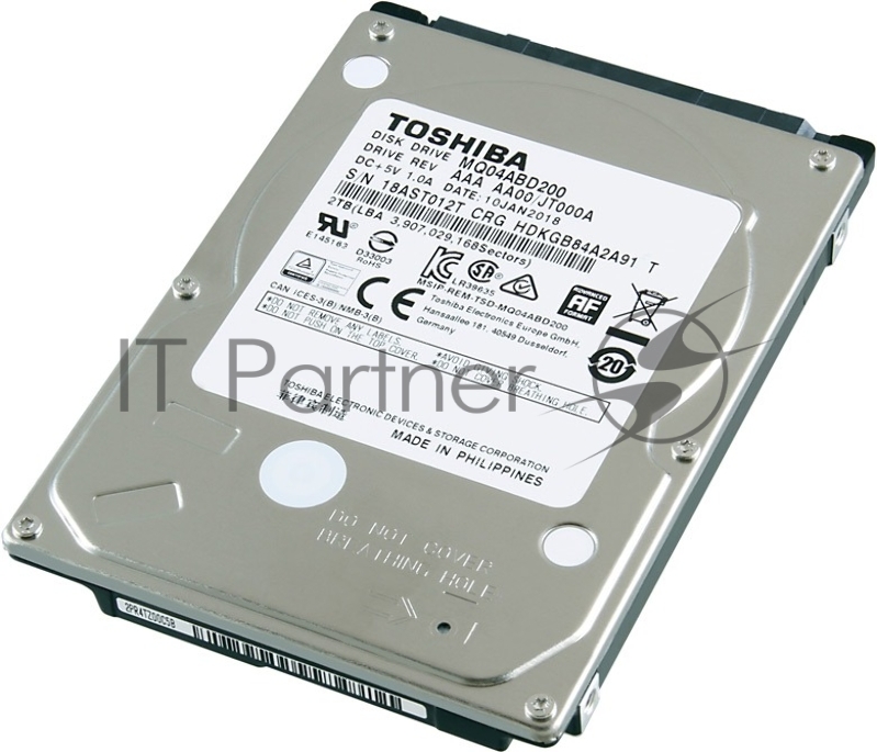 Жесткий диск Toshiba SATA-III 2TB MQ04ABD200 Notebook/Desktop (5400rpm) 128Mb 2.5