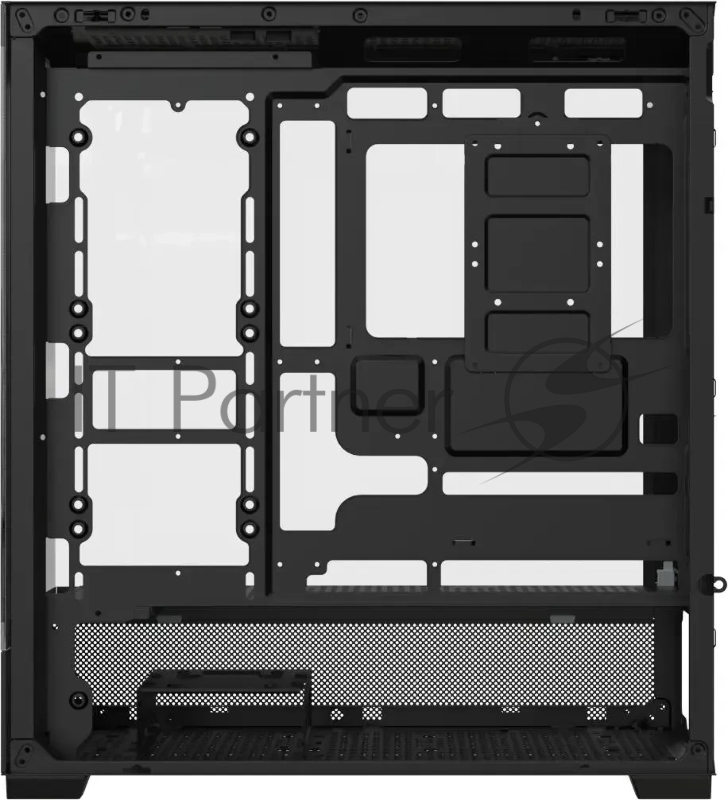 Компьютерный корпус Aerocool / Formula Crystal Z2 Plus FR черный без БП ATX 5x120мм 1xUSB 2.0 2xUSB 3.0 1xUSB3.1 audio bott PSU