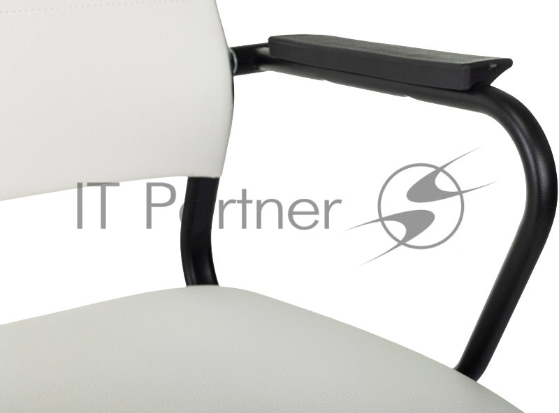 Кресло руководителя Бюрократ CH BALANCE белый экокожа крестов. металл черный