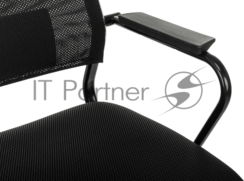 Кресло руководителя Бюрократ CH BALANCE черный экокожа крестов. металл черный