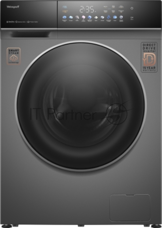 Стиральная машина Weissgauff WMD 62210 Direct Drive Touch Inverter Steam Grey