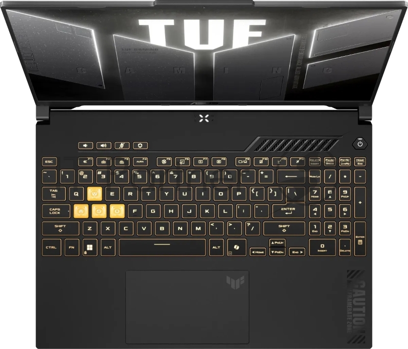 Ноутбук ASUS TUF F16 FX608JMR-RV170 16(1920x1200 (матовый, 165Hz) IPS)/Intel Core i5 14450HX (2.4Ghz)/16384Mb/512PCISSDGb/n GeForce RTX 5060(8192Mb)/Cam/BT/WiFi/90WHr 1y/2.2kg/Jaeger Gray/DOS