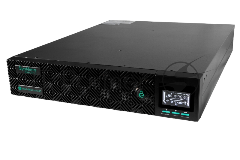 Источник бесперебойного питания Systeme Electric Smart-Save Online SRTSE 2 поколения 3000 ВА/Вт, 2U, 8 C13+1 C19, USB, RS-232, сухие контакты