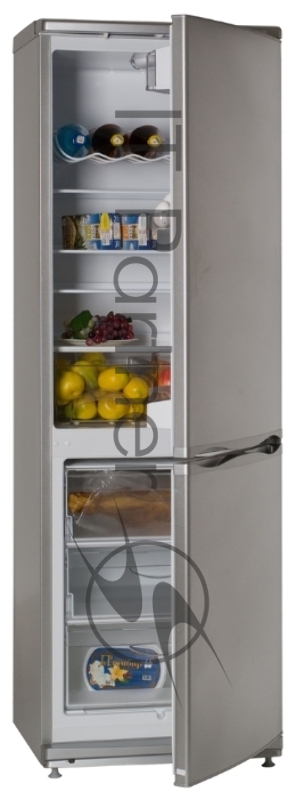 Холодильник Atlant ХМ-6021-080 серебристый двухкамерный 225/101л морозилка снизу