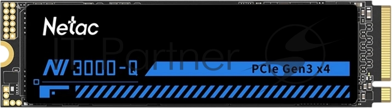 Твердотельный накопитель SSD M.2 Netac 1.0Tb NV3000 Series <NT01NV3000Q-1T0-E4X> Retail (PCI-E 3.0 x4, up to 3100/2100MBs, 3D NAND, 600TBW, NVMe 1.4, 22х80mm, heatsink)