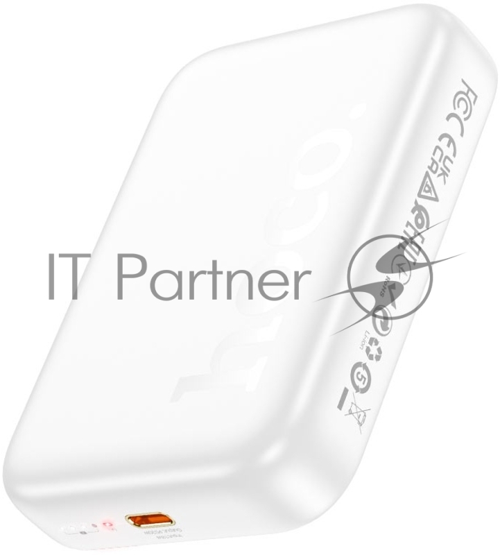 Мобильный аккумулятор Hoco J117A Esteem 10000mAh 5A белый (05830)