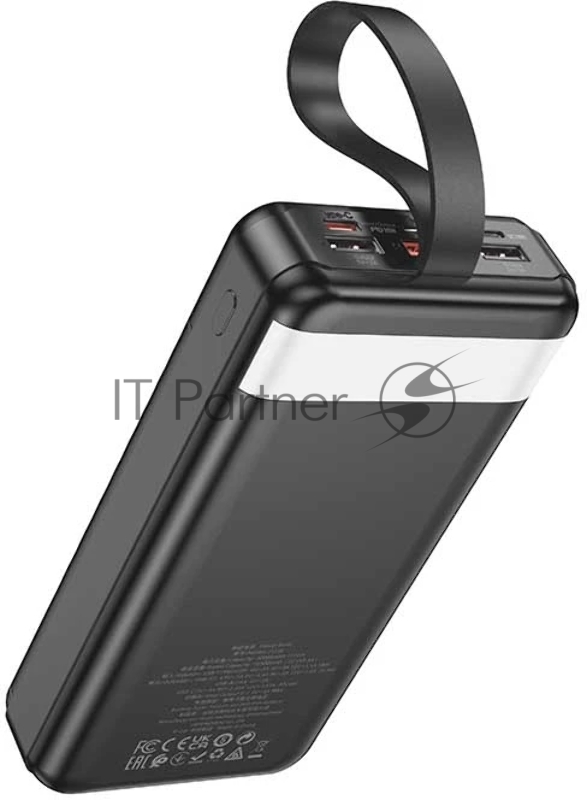 Мобильный аккумулятор Hoco J123B Element 30000mAh 5A черный (12081)