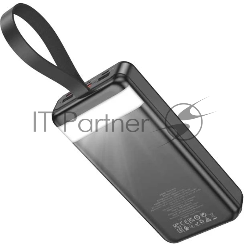 Мобильный аккумулятор Hoco J123B Element 30000mAh 5A черный (12081)