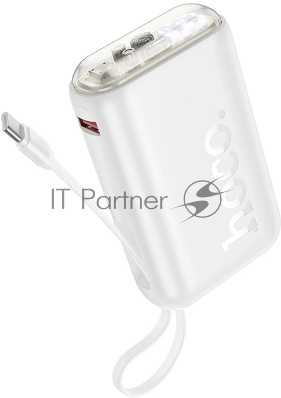 Портативный аккумулятор Hoco J157 10000mAh 2A белый (62062)