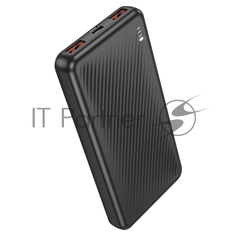 Аккумулятор внешний Borofone BJ56 Graceful, 10000mAh, пластик, PD20Вт, 1 USB выход, Type-C, цвет: ч.