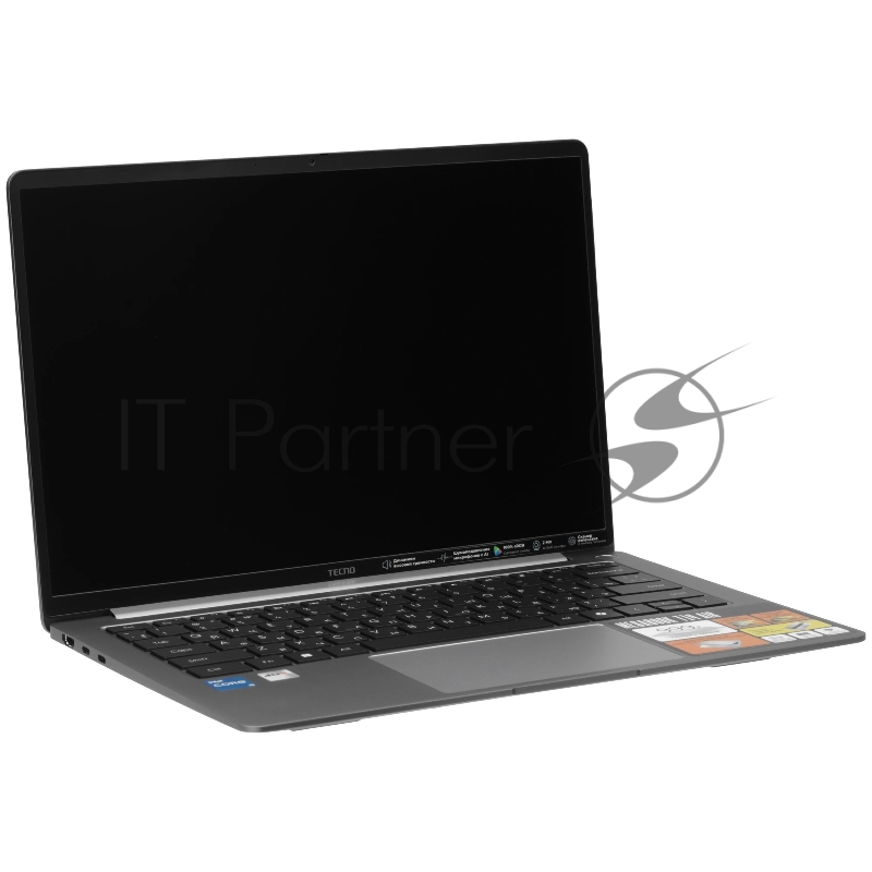 Ноутбук Tecno MegaBook T14RA Air Core i5 1334U 16Gb SSD1Tb Intel Iris Xe graphics 14 IPS WUXGA (1920x1200) Windows 11 Home grey WiFi BT Cam 6460mAh (71003300539)