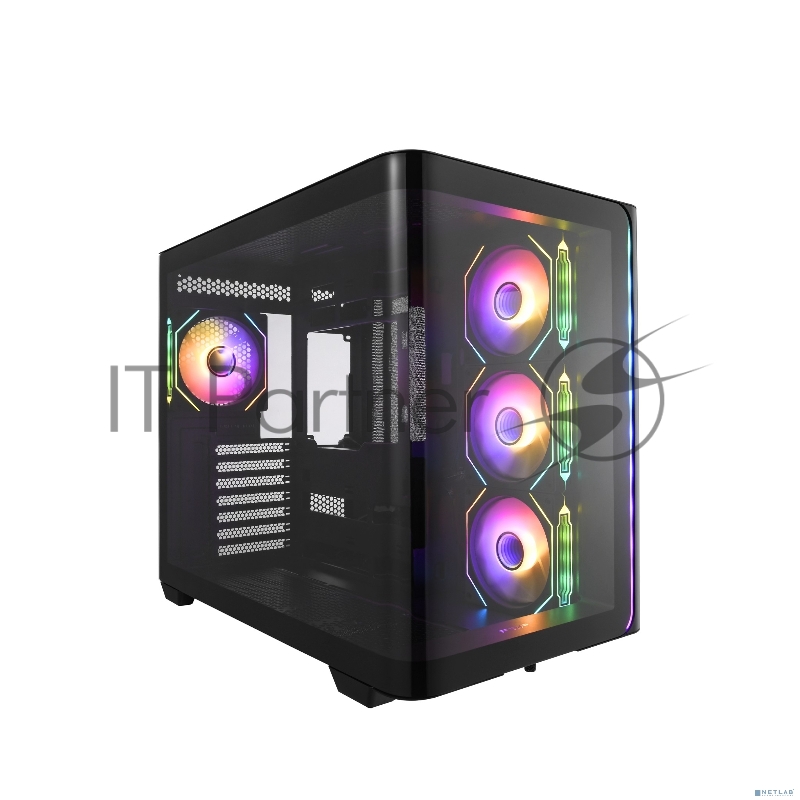 Компьютерный корпус FSP mATX Minitower M580-BA, Black
