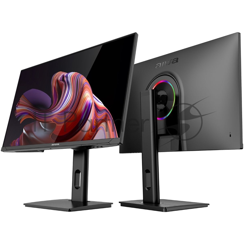 Монитор 27 AIWA MD2711 Black (IPS, 1920x1080, HDMI+HDMI+DP+DP, 1 ms, 178°/178°, 350 cd/m, 1000:1, 240Hz, Spk, Pivot)