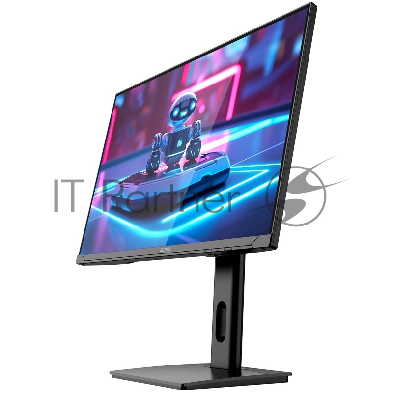 Монитор 24.5 AIWA MD2510 Black (IPS, 1920x1080, HDMI+HDMI+DP+DP, 1 ms, 178°/178°, 350 cd/m, 1000:1, 240Hz, Spk, Pivot)