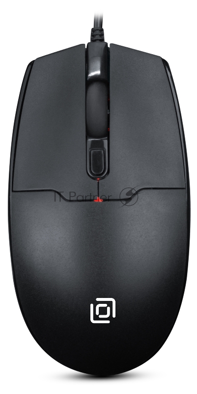 Мышь проводная Oklick 147M черный, 1600 dpi, PS/2, кнопки - 3