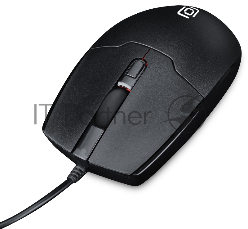 Мышь проводная Oklick 147M черный, 1600 dpi, PS/2, кнопки - 3