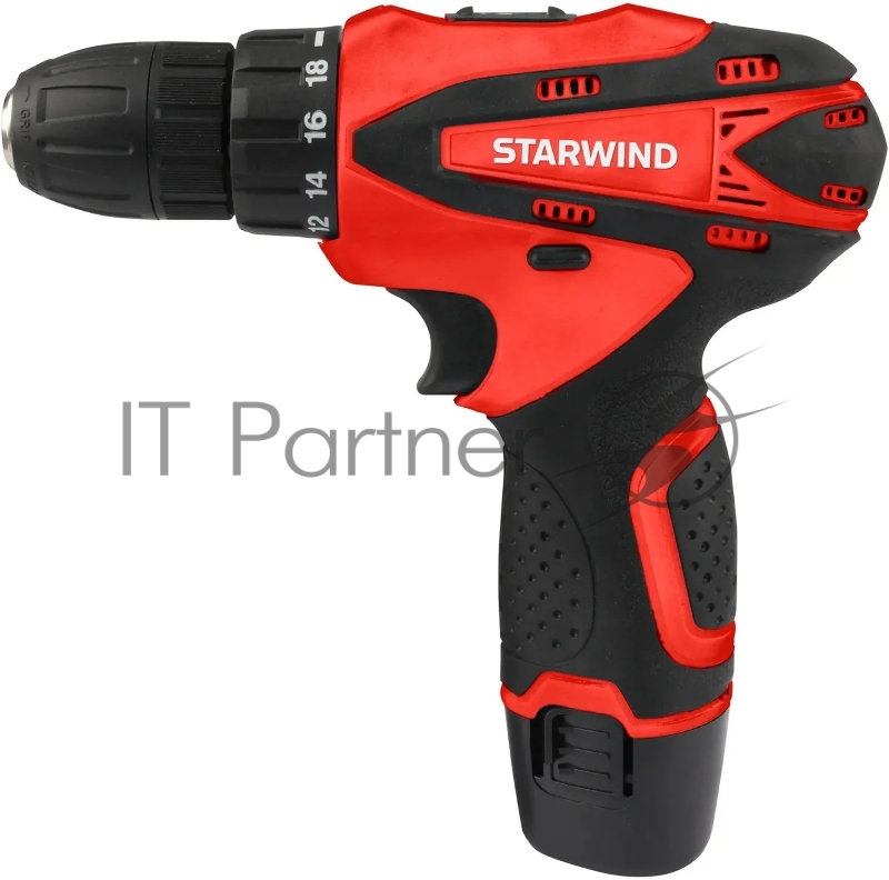 Дрель-шуруповерт Starwind CDT12-1.5/1S0 18Вт аккум. патрон:быстрозажимной