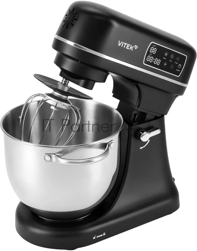 Миксер планетарный Vitek VT-PM0770 1100Вт черный
