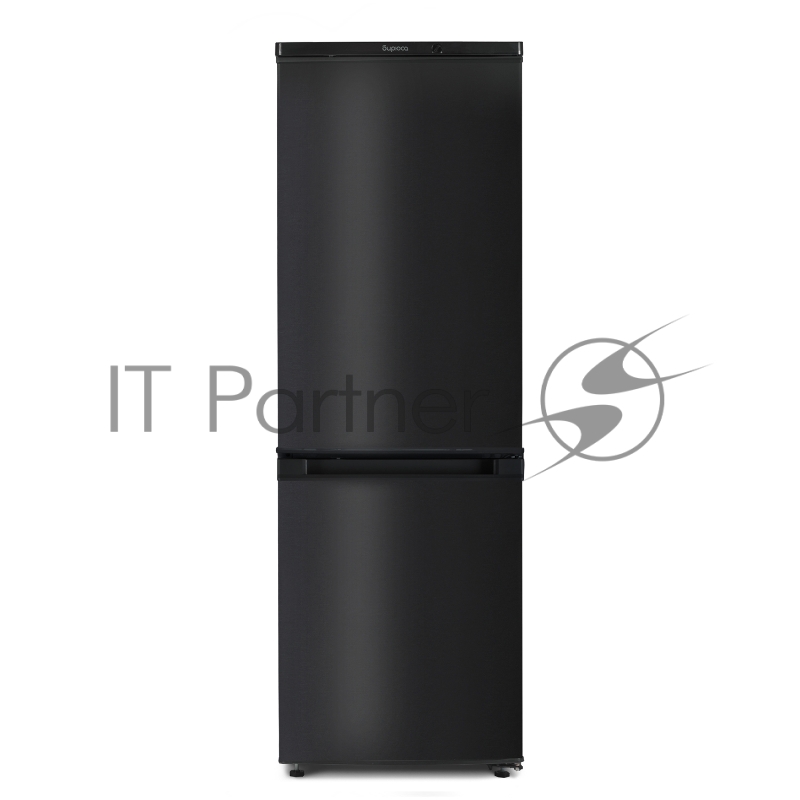 Холодильник Бирюса B418 черный двухкамерный 125/55л морозилка снизу