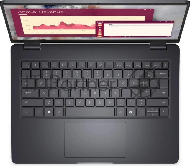 Ноутбук Dell Pro 14 Core Ultra 7 255U 16Gb SSD512Gb Intel Graphics 14 WVA FHD+ (1920x1200) Linux grey WiFi BT Cam (PRO14-7653)