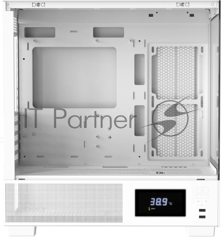 Корпус AeroCool / Formula V Line Crystal E1M White, MATX, USB3.0*2, Switch Display Panel