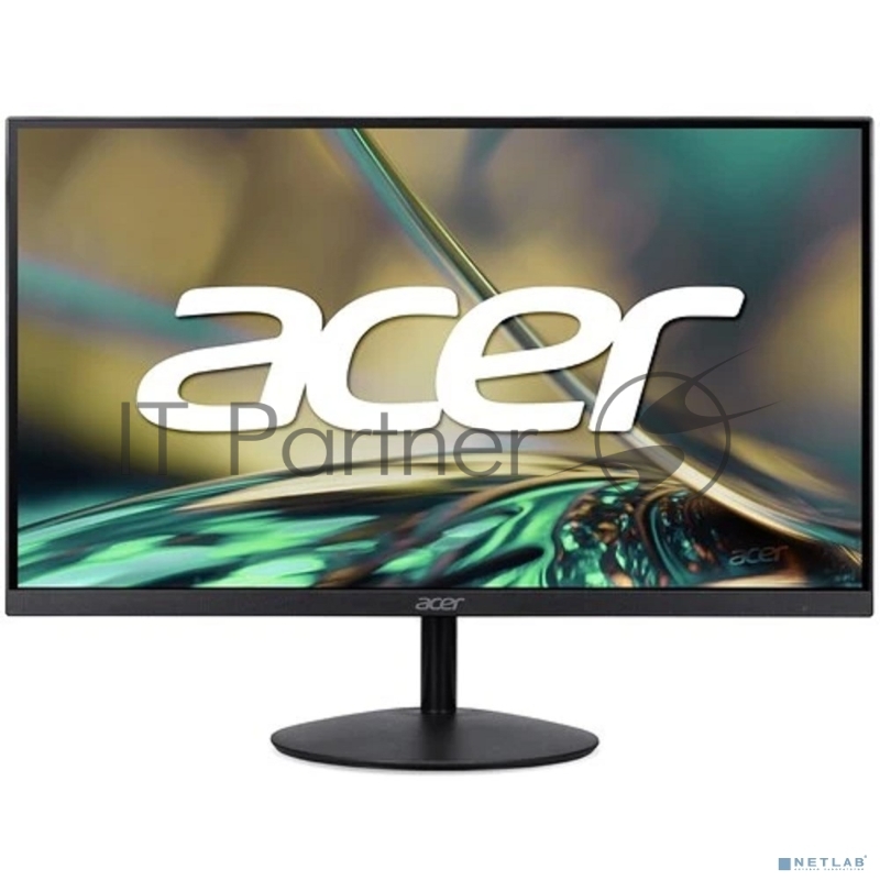 Монитор/ Acer SA242YH1bi 23,8, ZeroFrame, UltraThin Black, 16:9, VA, 1920x1080, 4ms, 250cd, 100Hz, VGA , HDMI(1.4), Speakers 2Wx2, Vesa:75x75
