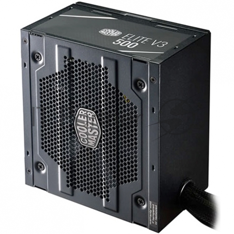 Блок питания 500Вт Cooler Master Elite 500 Ver.3 MPW-5001-ACABN1-EU ATX12V V2.31 (20/24+4/8+6/8pin, вентилятор d120мм) + кабель питания EURO (1.5м)