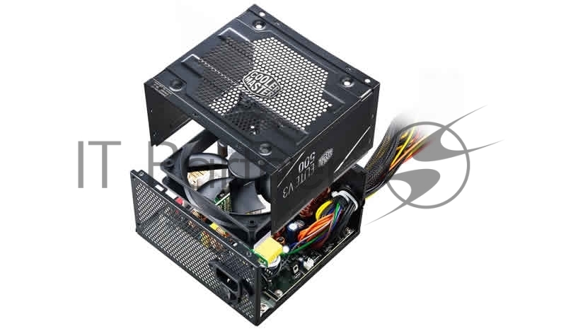 Блок питания 500Вт Cooler Master Elite 500 Ver.3 MPW-5001-ACABN1-EU ATX12V V2.31 (20/24+4/8+6/8pin, вентилятор d120мм) + кабель питания EURO (1.5м)