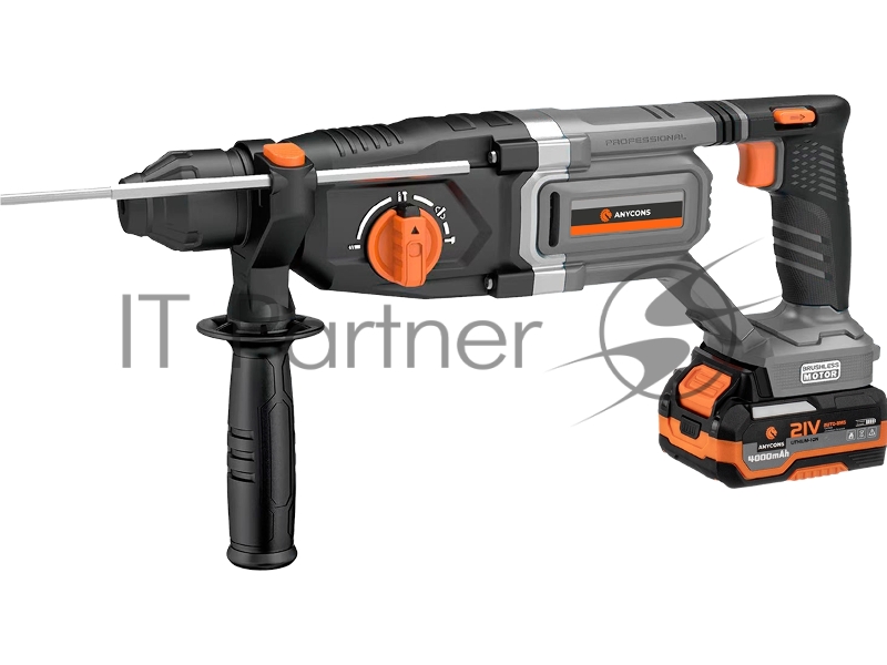 Бесщеточный перфоратор Anycons AC-H509 SDS+, 2,8 Дж, 21В, 2 акб