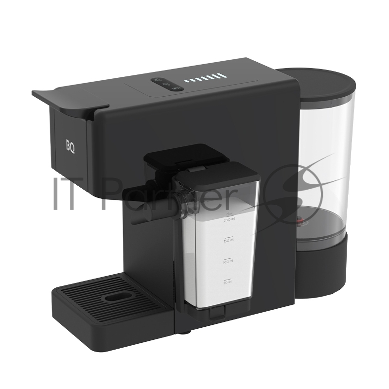 Капсульная кофеварка BQ CCM1064A Black. 3 в 1: Nespresso, Dolce Gusto, молотый кофе / Давление 20 бар / Итальянская помпа / Автоматический капучинатор / DuoBoil - технология быстрого приготовления кофейных напитков / Выбор объема порции / Объем резер
