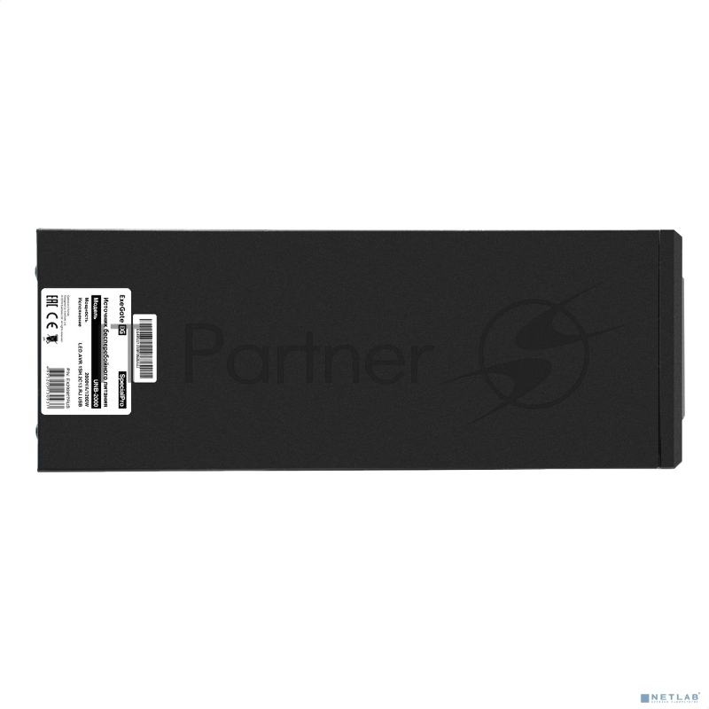 Источник бесперебойного питания ExeGate EX292607RUS SpecialPro UNB-2000.LED.AVR.1SH.2C13.RJ.U 2000VA/1200W, LED, AVR,1*Schuko+2*C13, RJ45/11, USB, металлический корпус, черный