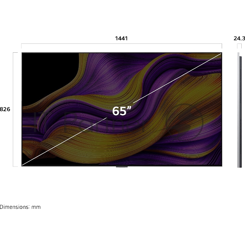 Телевизор LG 65 OLED65G5RLA ARUG OLED 4K Ultra HD атласное серебро СМАРТ ТВ WebOS