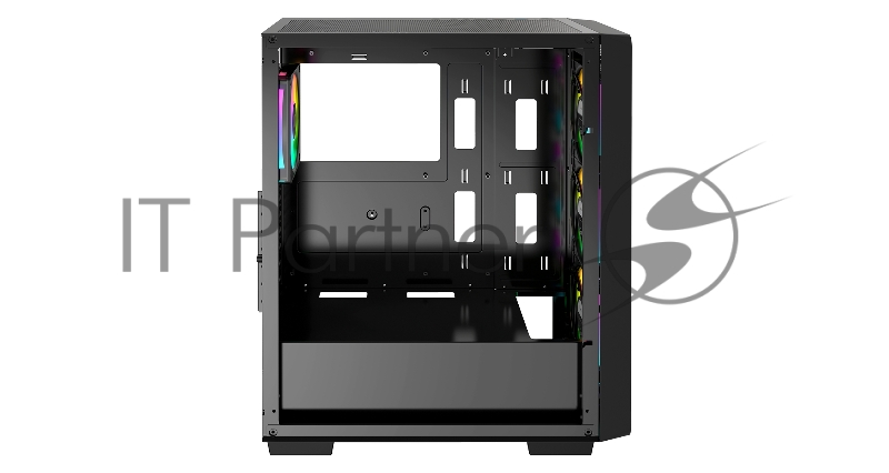 Компьютерный корпус Ocypus Gamma C60 BK ARGB, ATX, USB3.0*1+USB2.0*2, FRONT 3x120mm ARGB, REAR 1x120mm ARGB