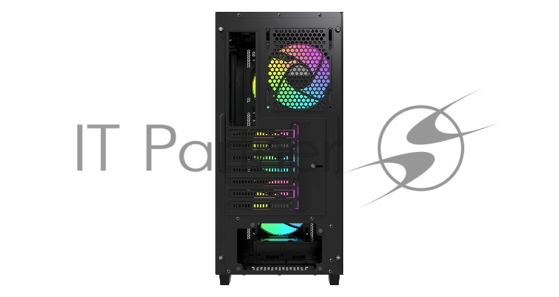 Компьютерный корпус Ocypus Gamma C60 BK ARGB, ATX, USB3.0*1+USB2.0*2, FRONT 3x120mm ARGB, REAR 1x120mm ARGB