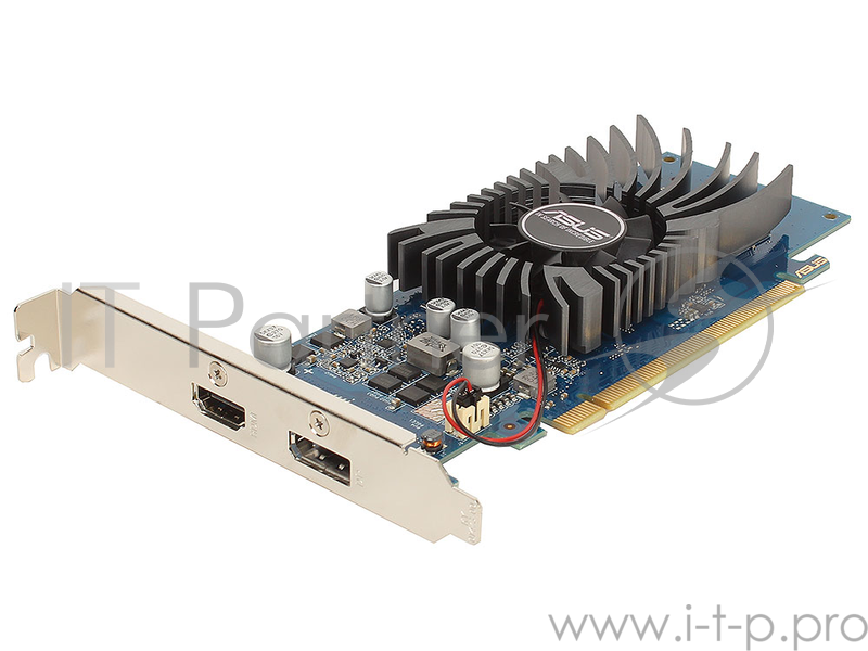 Видеокарта ASUS GeForce GT 1030 2ГБ GT1030-2G-BRK (GeForce GT 1030, DDR5, HDMI, DP) (PCI-E)