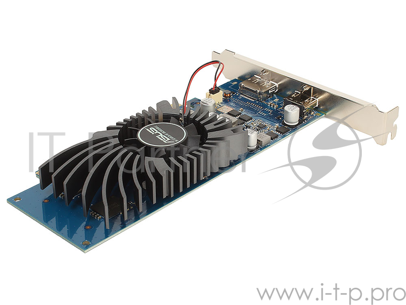 Видеокарта ASUS GeForce GT 1030 2ГБ GT1030-2G-BRK (GeForce GT 1030, DDR5, HDMI, DP) (PCI-E)