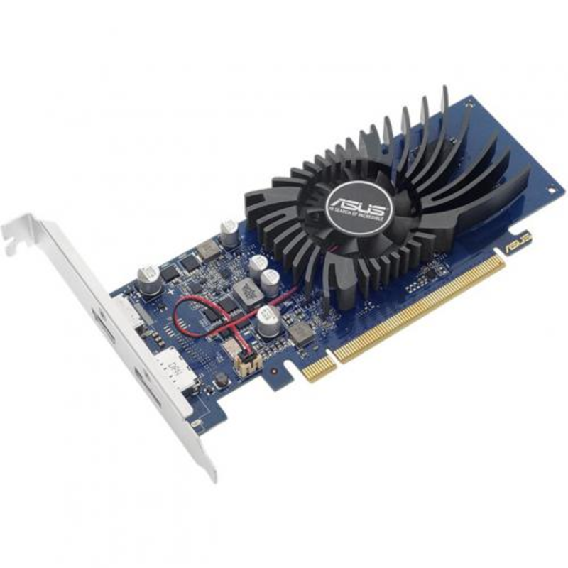 Видеокарта ASUS GeForce GT 1030 2ГБ GT1030-2G-BRK (GeForce GT 1030, DDR5, HDMI, DP) (PCI-E)