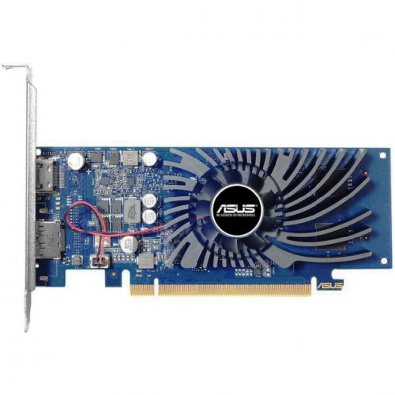 Видеокарта ASUS GeForce GT 1030 2ГБ GT1030-2G-BRK (GeForce GT 1030, DDR5, HDMI, DP) (PCI-E)