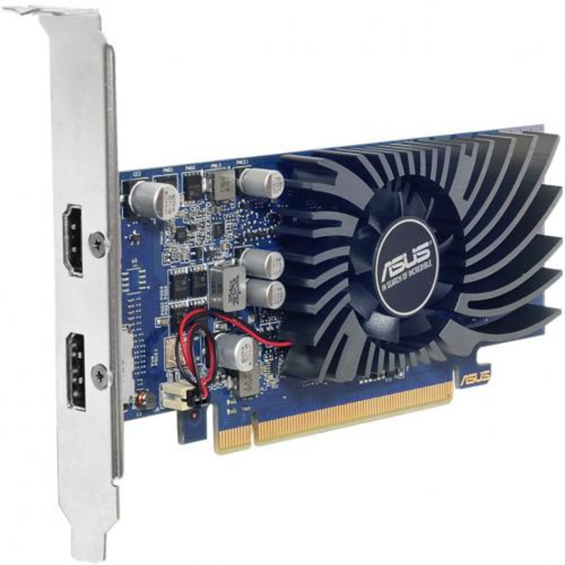 Видеокарта ASUS GeForce GT 1030 2ГБ GT1030-2G-BRK (GeForce GT 1030, DDR5, HDMI, DP) (PCI-E)