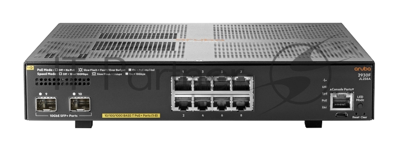 Коммутатор HP Aruba 2930F 8G PoE+ 2SFP+ Swch