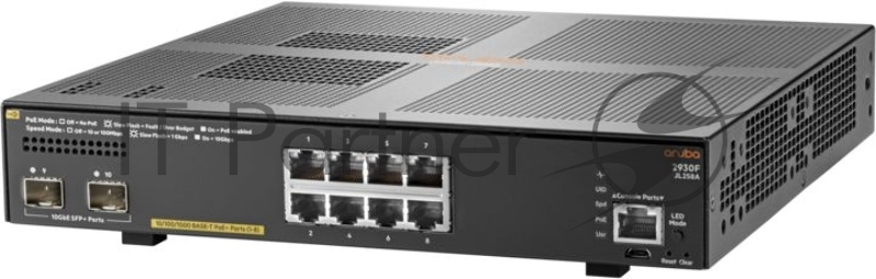 Коммутатор HP Aruba 2930F 8G PoE+ 2SFP+ Swch