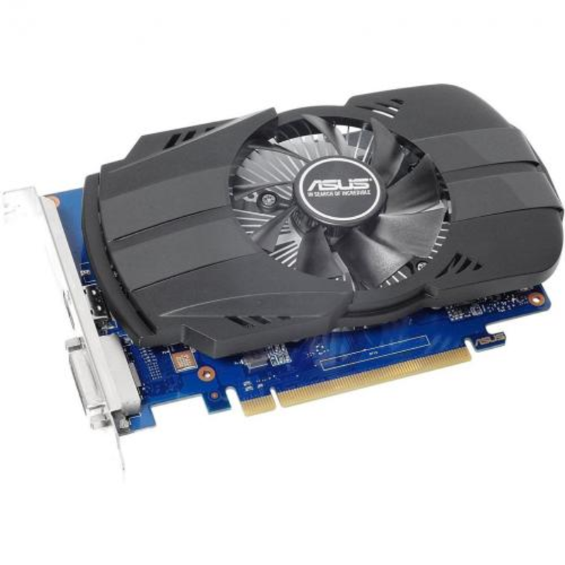Видеокарта ASUS GeForce GT 1030 2ГБ PH-GT1030-O2G (GeForce GT 1030, DDR5, DVI, HDMI) (PCI-E)