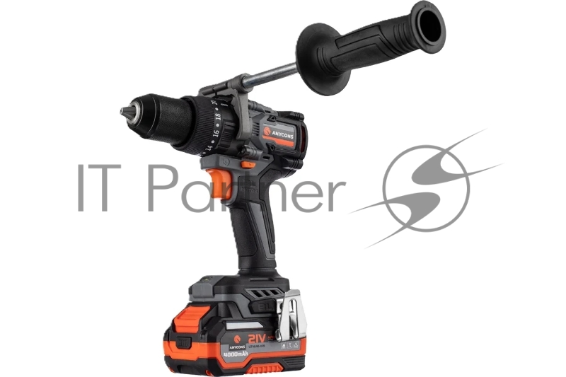 Дрель-шуруповерт Anycons RB-DB2109, Аккумуляторная, 21В, 2 АКБ, Кейс, Ударная