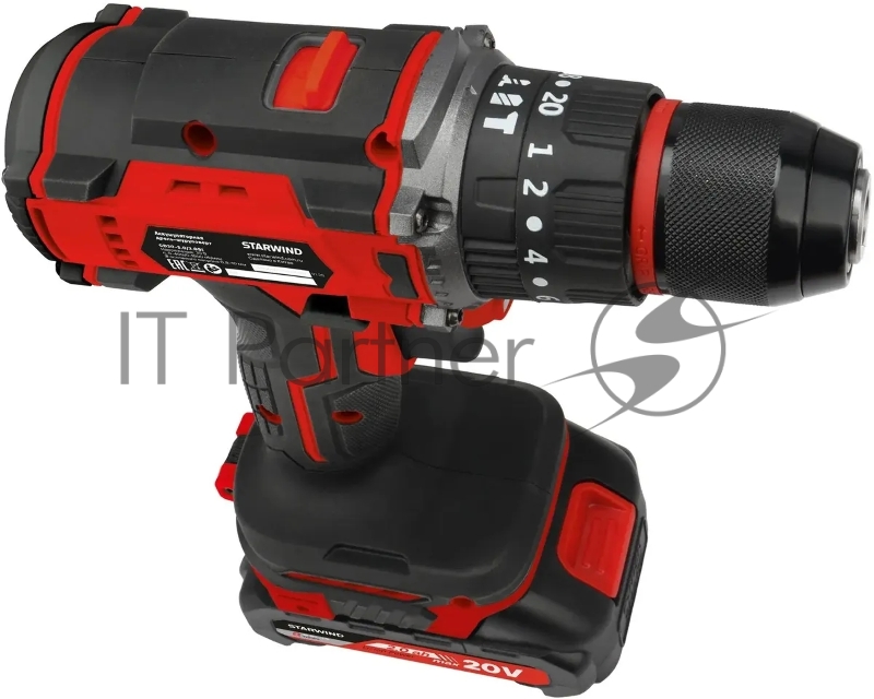 Дрель-шуруповерт Starwind CD20-2.0/2.0hS1 40Вт аккум. патрон:быстрозажимной (кейс в комплекте)
