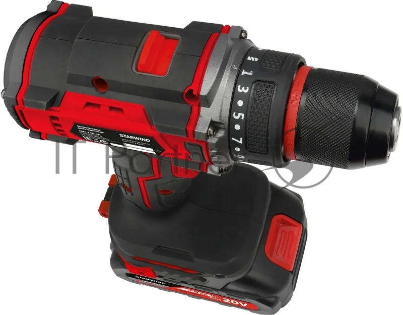 Дрель-шуруповерт Starwind CD20-2.0/2.0S1 40Вт аккум. патрон:быстрозажимной