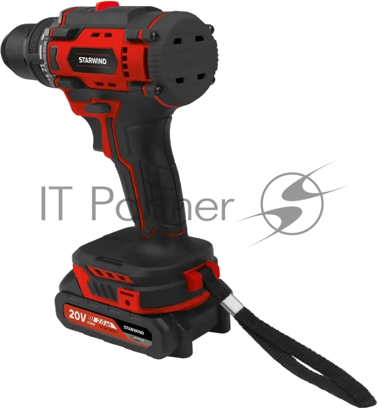 Дрель-шуруповерт Starwind CD20-2.0/2.0S1 40Вт аккум. патрон:быстрозажимной
