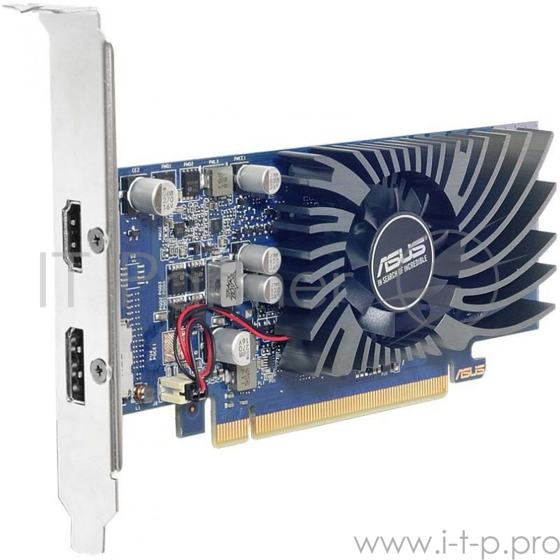 Видеокарта ASUS GeForce GT 1030 2ГБ GT1030-SL-2G-BRK (GeForce GT 1030, DDR5, DVI, HDMI) (PCI-E)