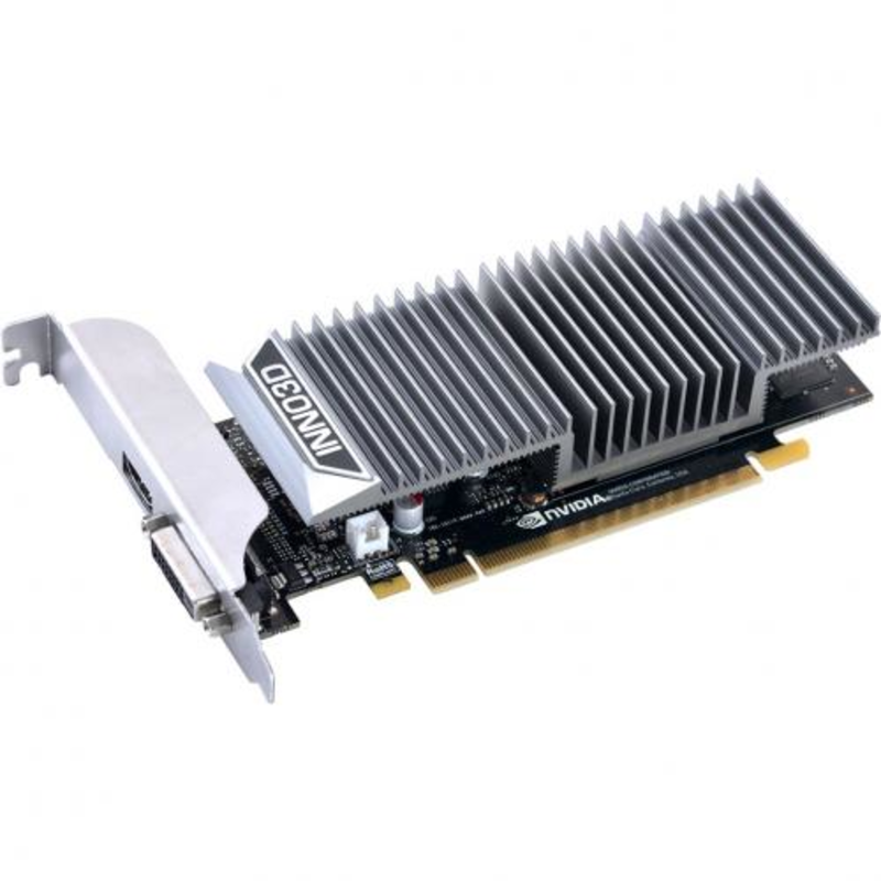 Видеокарта ASUS GeForce GT 1030 2ГБ GT1030-SL-2G-BRK (GeForce GT 1030, DDR5, DVI, HDMI) (PCI-E)